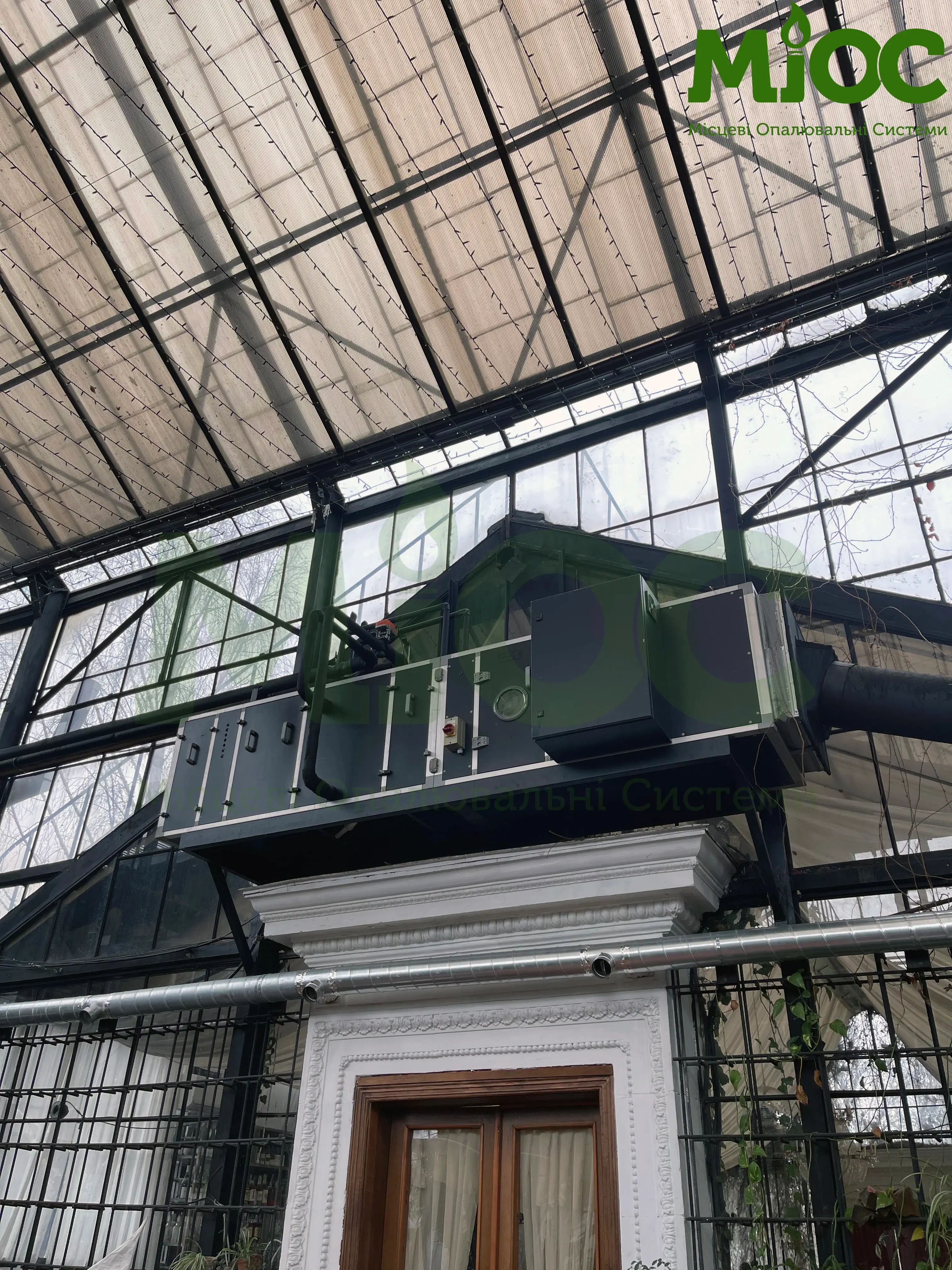 КИЇВ. Система кондиціювання повітря на підігрів та охолодження